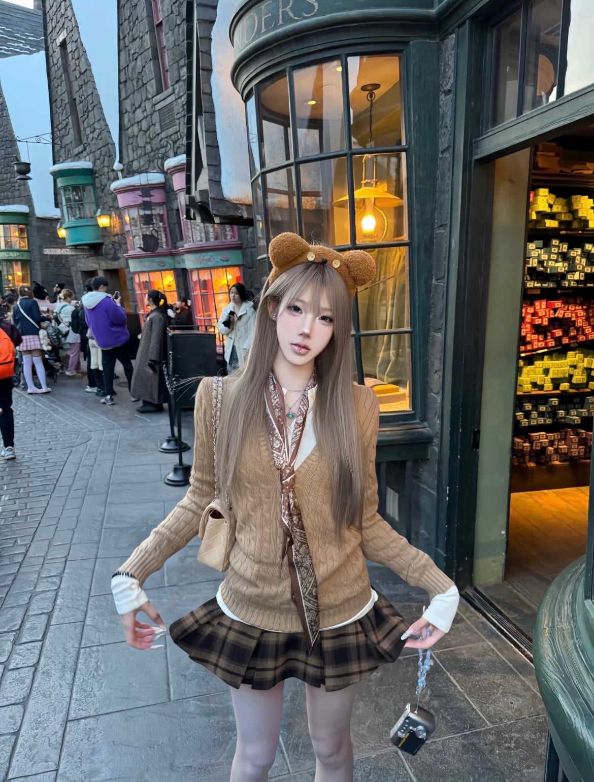 Camden Plaid Pleated Skort