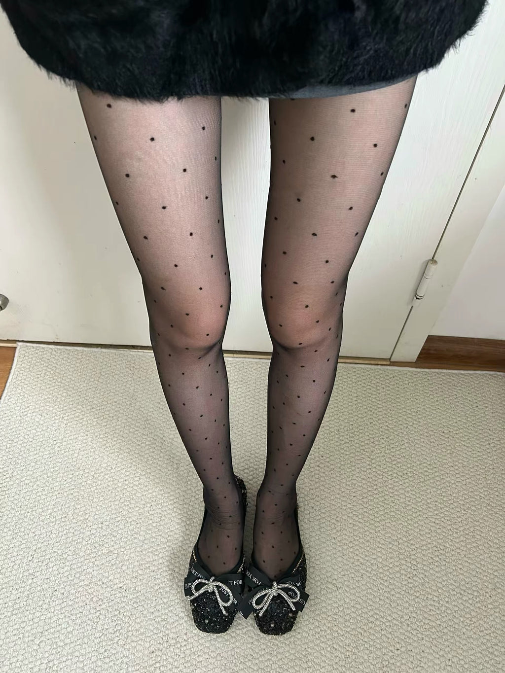 Barely There Sheer Tights - styled view