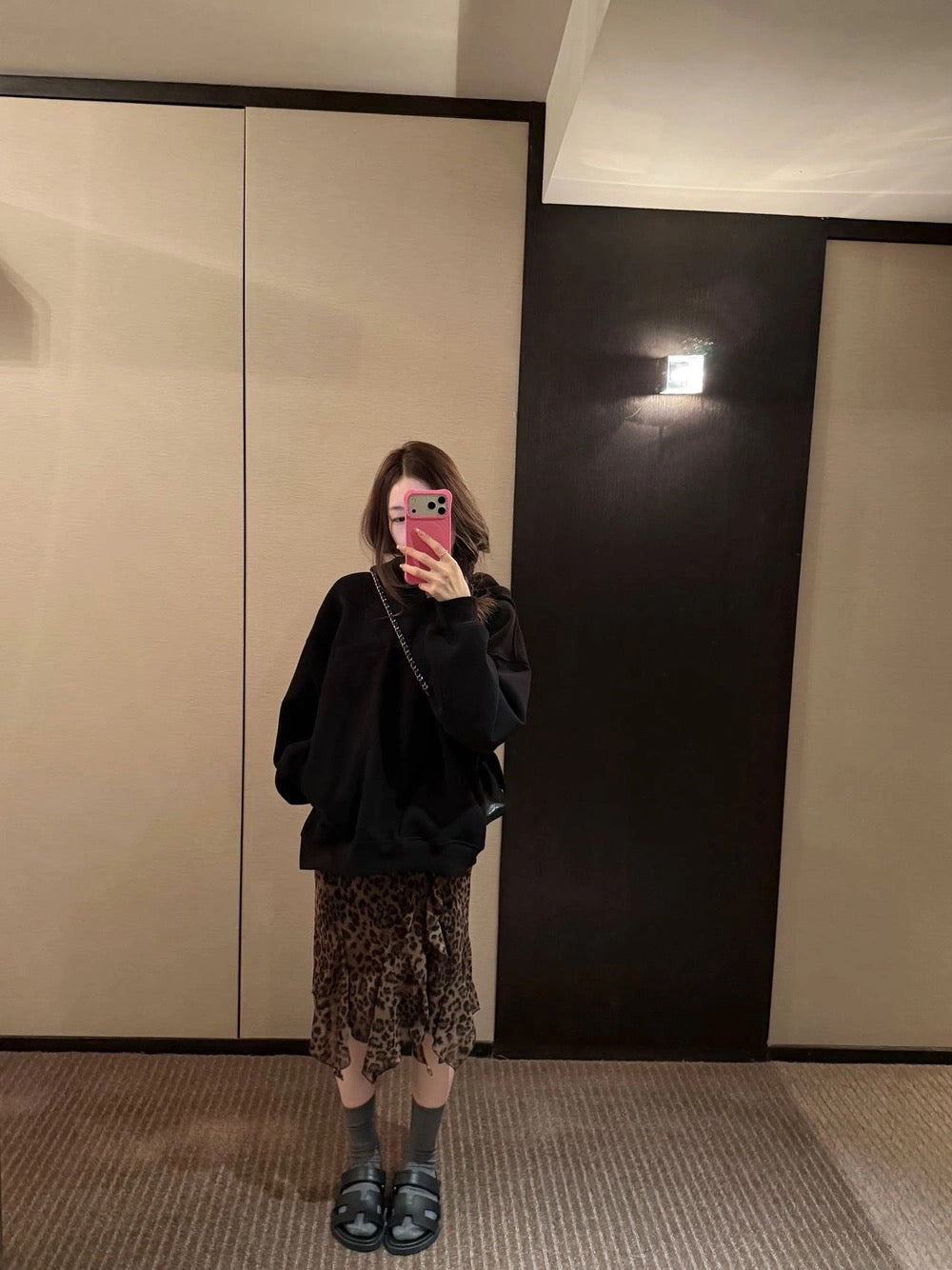 Wild Muse Ruffle Midi Skirt - styled view