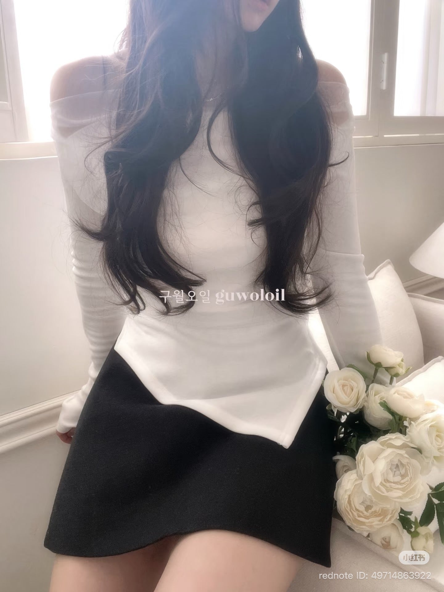 Sheer Layer Off-Shoulder Top
