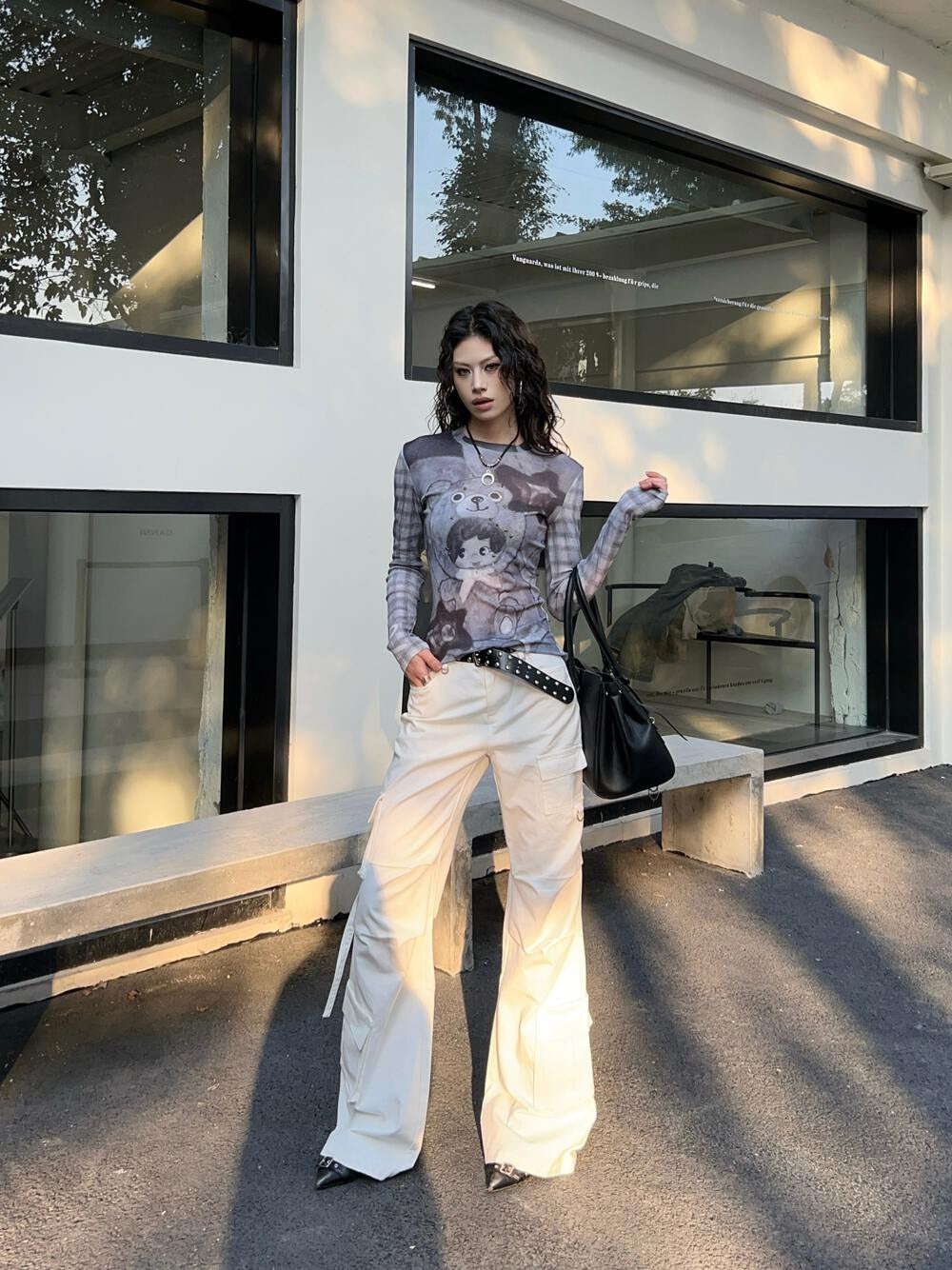 Utility Multi-Pocket Wide Leg Cargo Pants