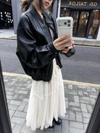 Sunday Vintage Faux Leather Jacket - view 6