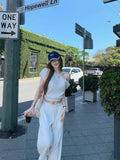 Soft Waffle Knit Off-Shoulder Top