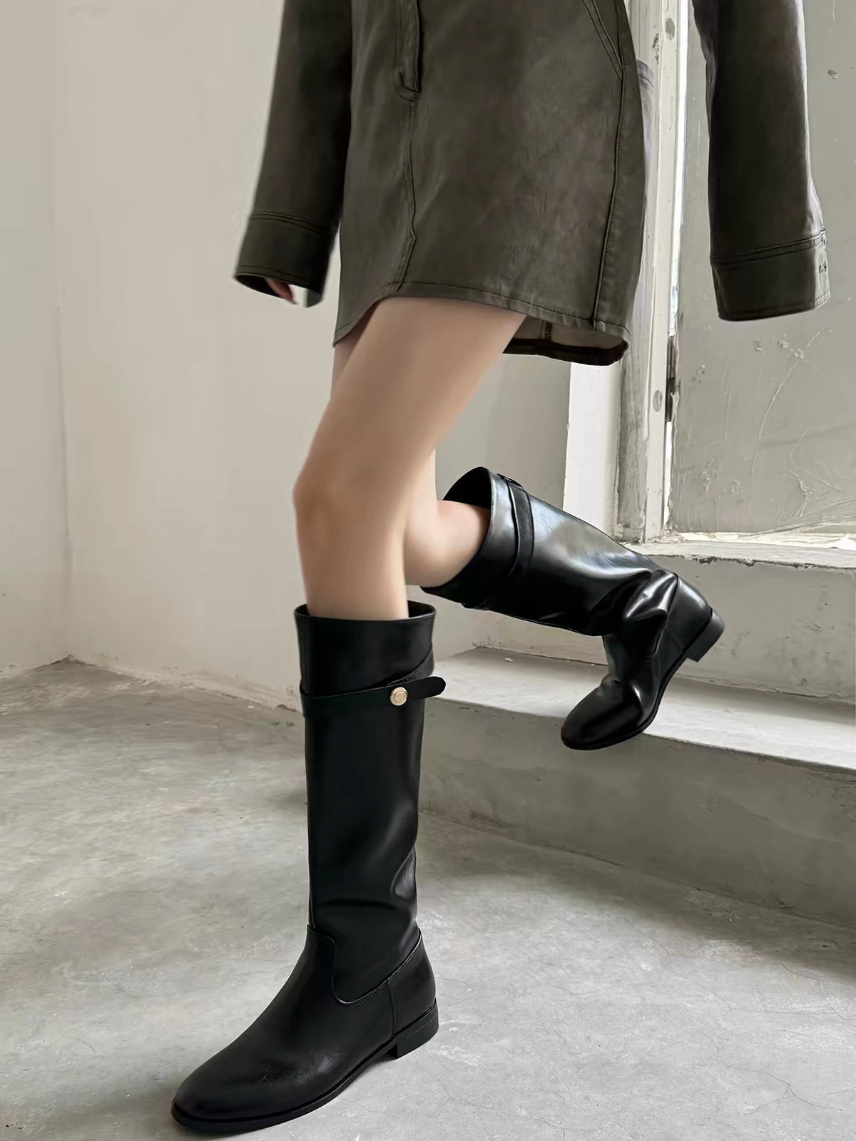 Wellington Riding Boots - detail view
