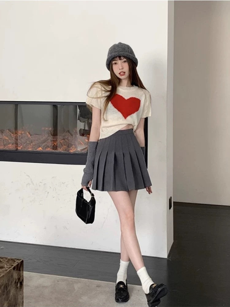 Avery Pleated Mini Skort