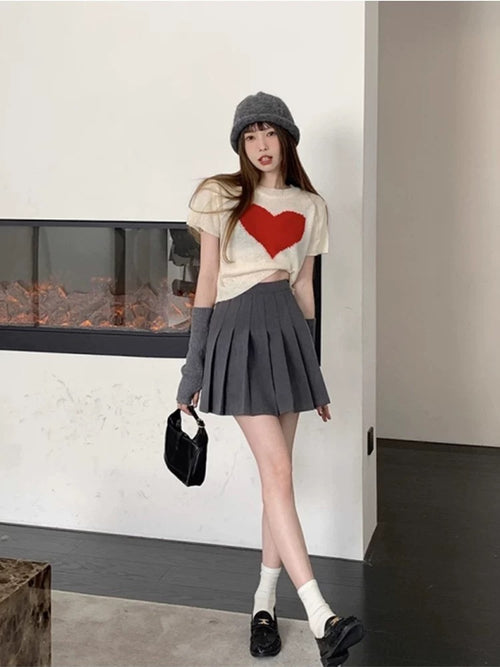 Avery Pleated Mini Skort