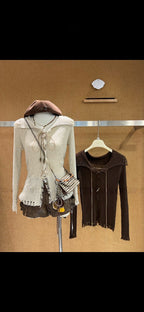 Willow Lace-Up Knit Top - view 6