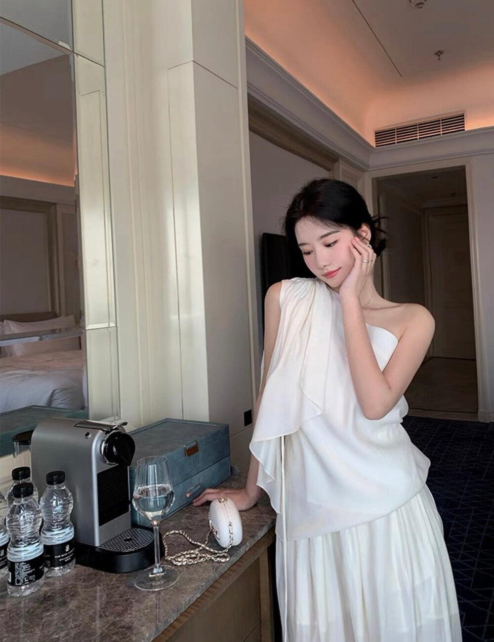 Ivory Whisper Linen Set