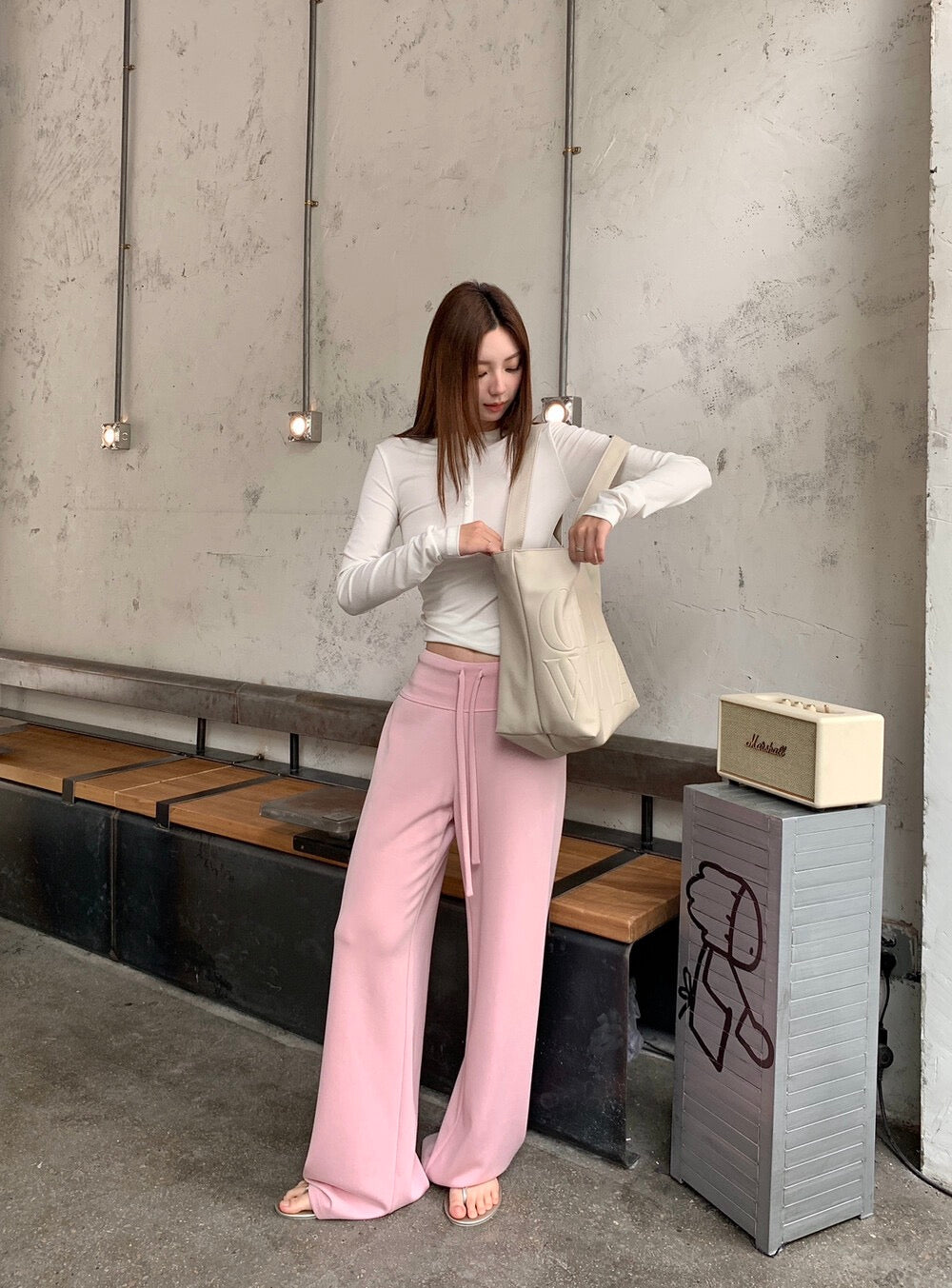 Soft Melt Wide-Leg Pants