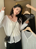 Lightweight Sheer Lounge Cardigan