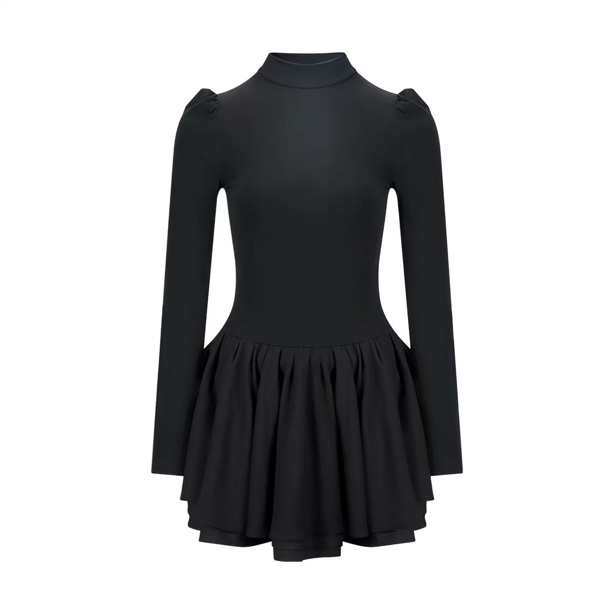 赫本/Audrey Fit & Flare Knit Mini Dress