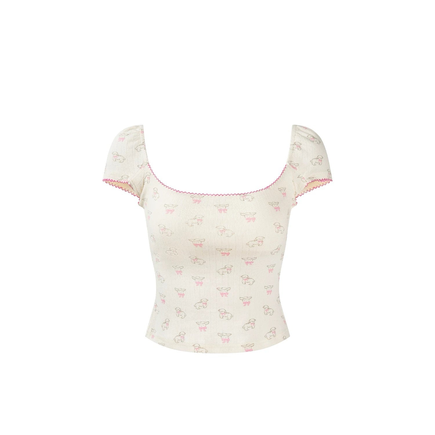 Sweet Lamb Square Neck Tee