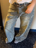 Starlight Washed Wide Leg Jeans