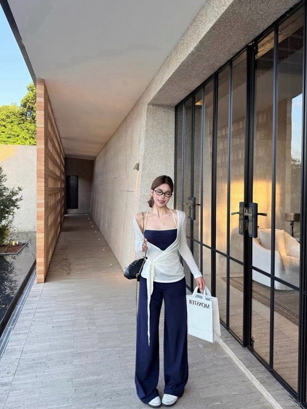 芭蕾少女/Soft Wrap Tie Ballet Cardigan