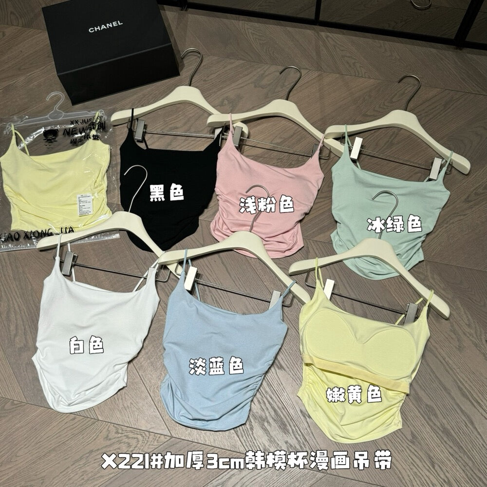 加厚韩模杯/Cloud Fit 3cm Padded Cami Top