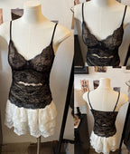 Soft Lace Ribbon Cami