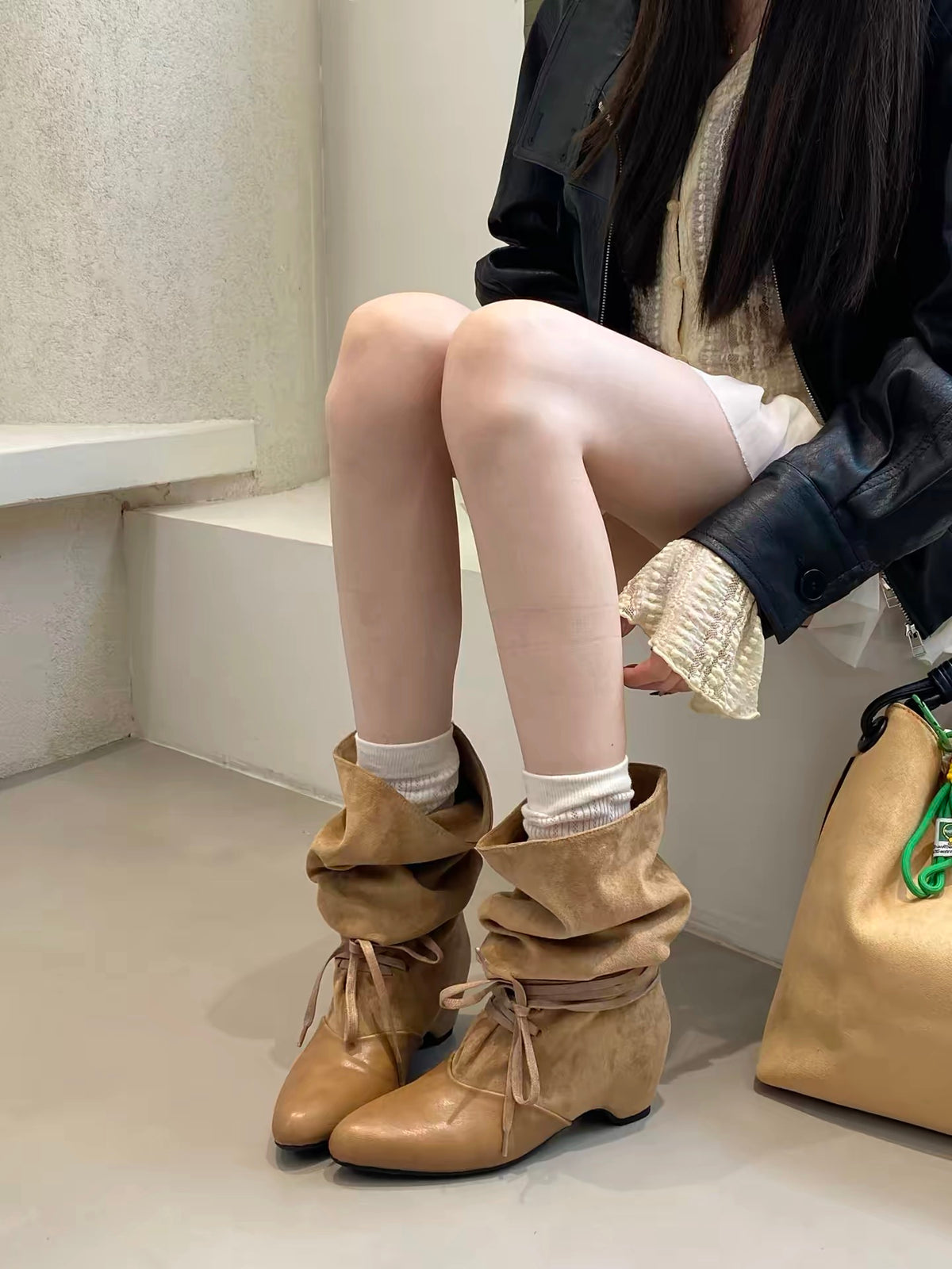 Sienna Slouch Suede Boots