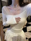 柔光纱/Ethereal Mesh Layered Top