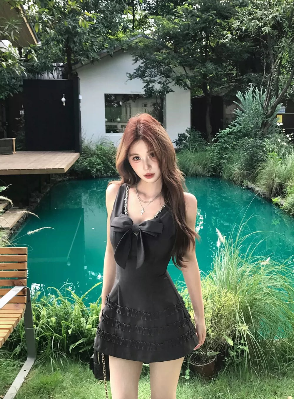 财阀千金/The Heiress Pearl Mini Dress