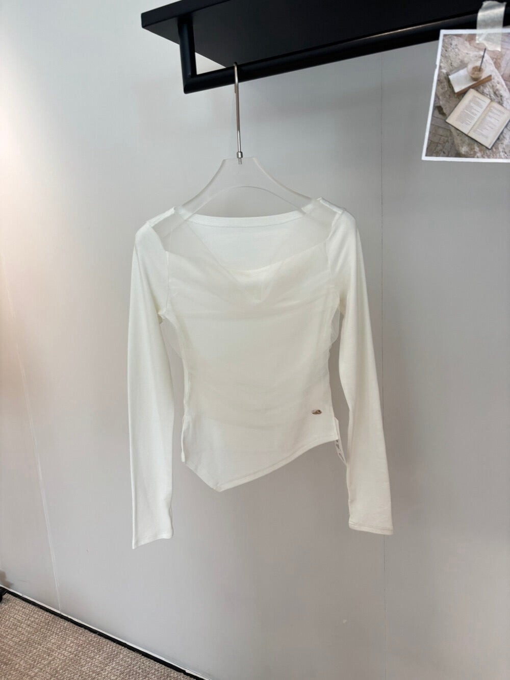 Sheer Layer Off-Shoulder Top