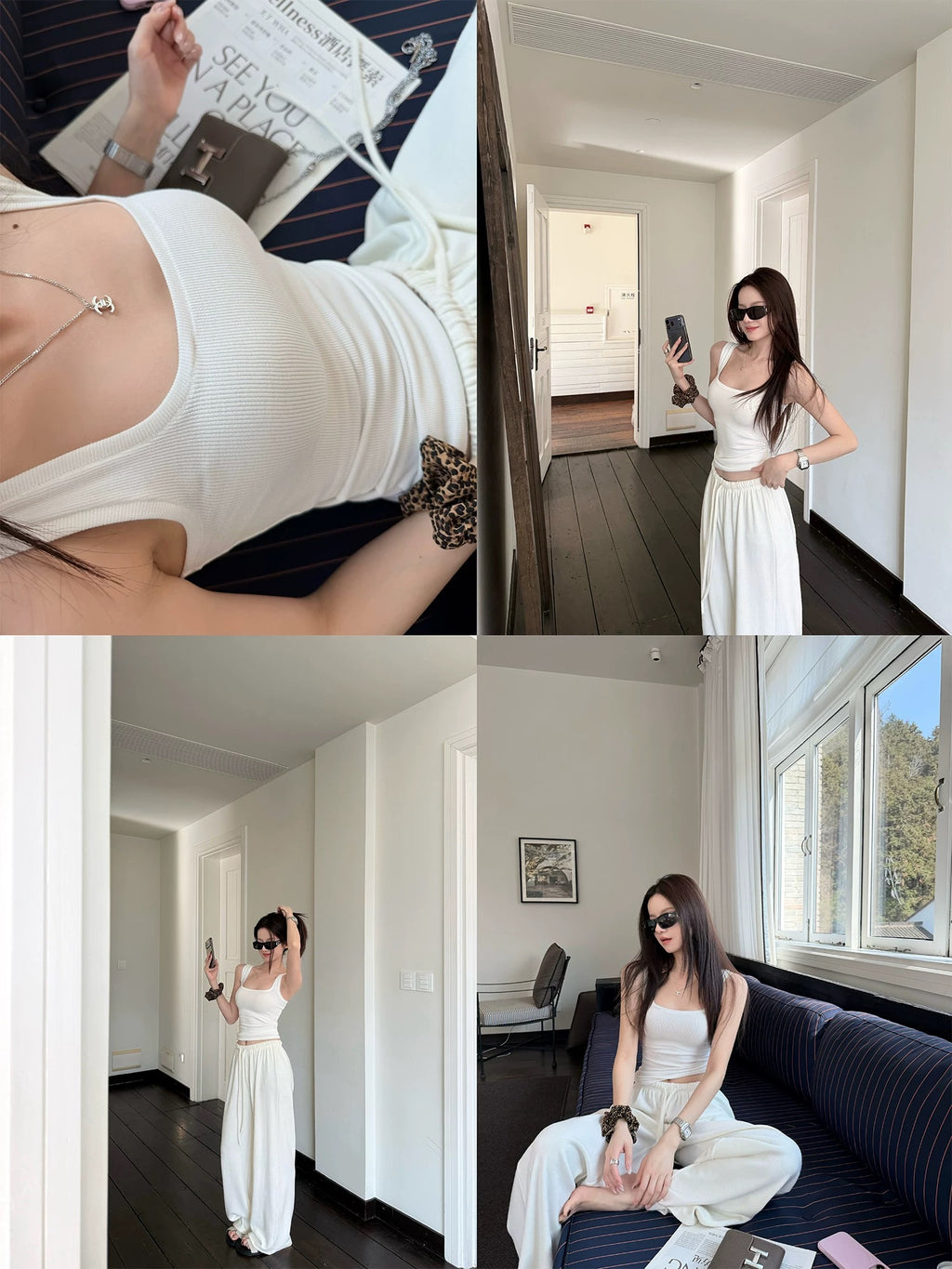 副乳隐形/Soft Touch Square Neck Tank