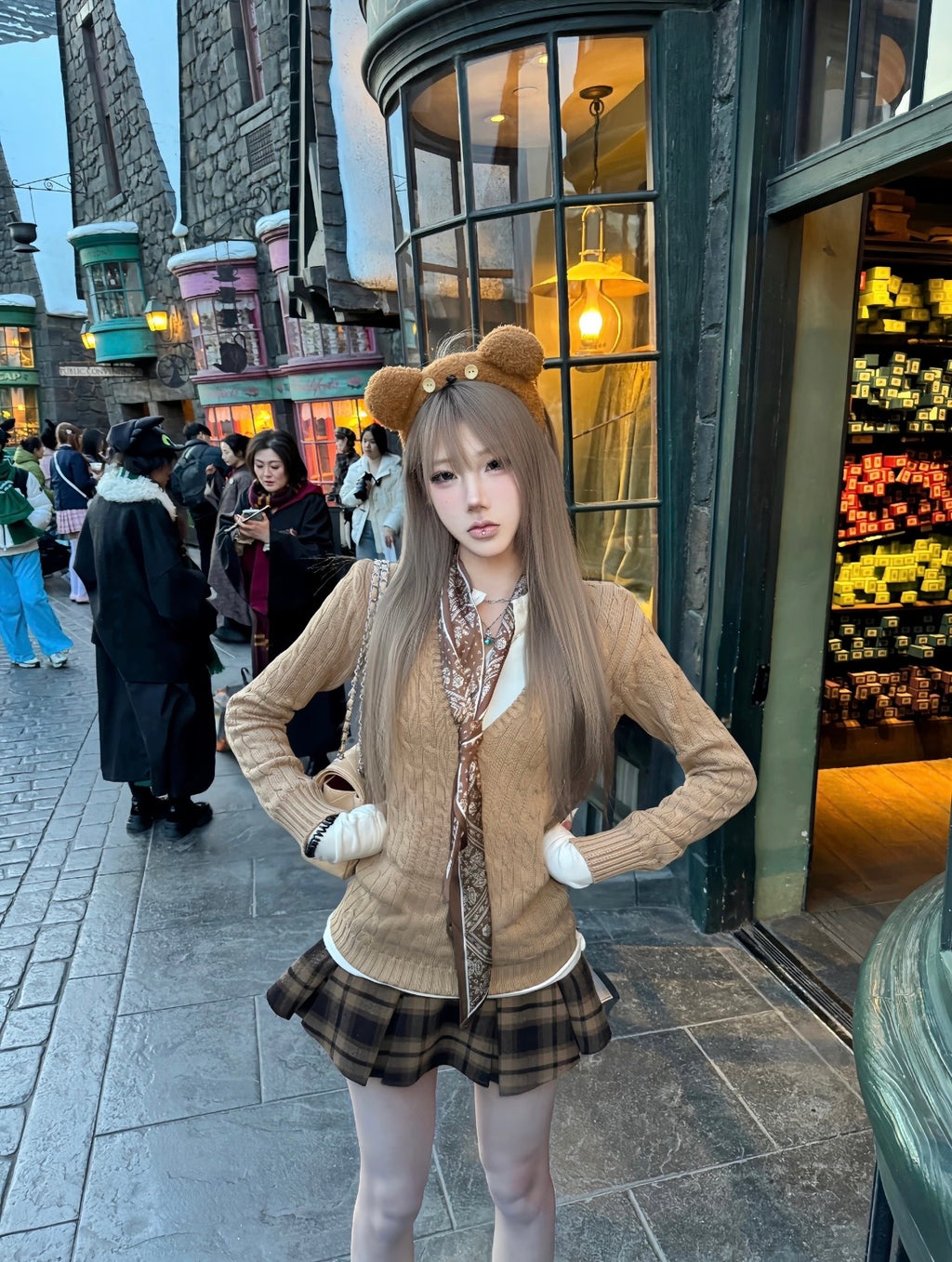 Camden Plaid Pleated Skort