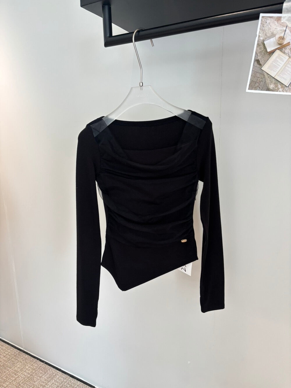 Sheer Layer Off-Shoulder Top