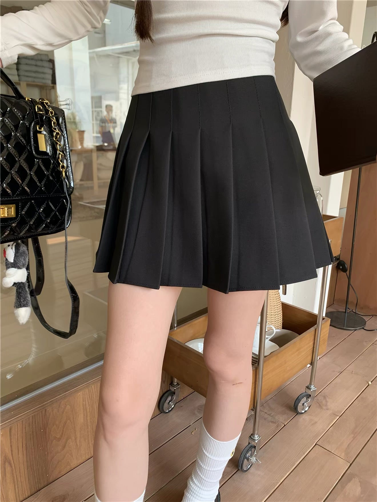 Avery Pleated Mini Skort