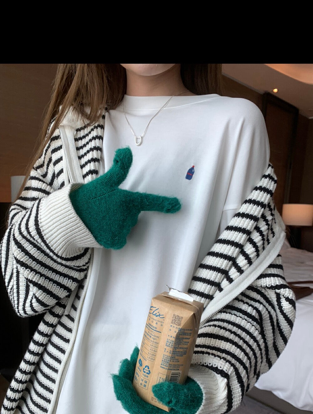 Cloud Essential Embroidered Long Sleeve Tee