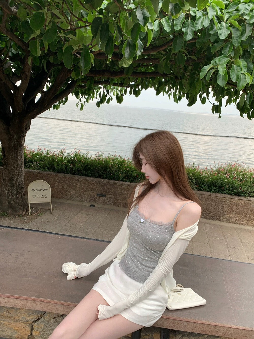 桃桃蕾丝/Polka Lace Padded Cami