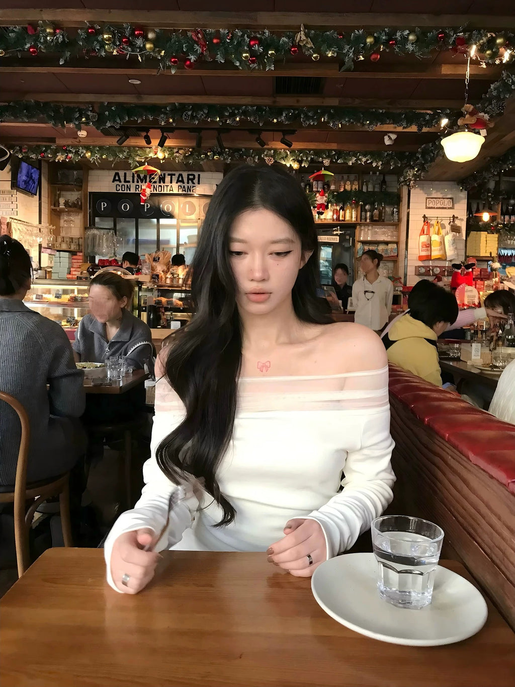 Sheer Layer Off-Shoulder Top