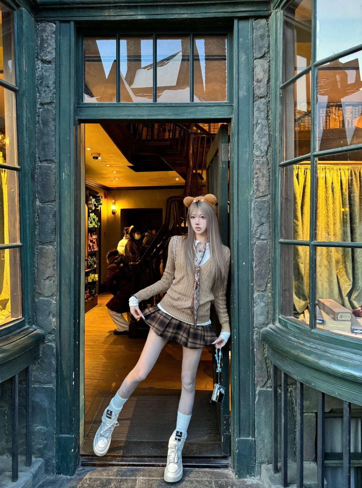 Camden Plaid Pleated Skort