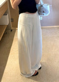 Lumière Linen Wide-Leg Trousers
