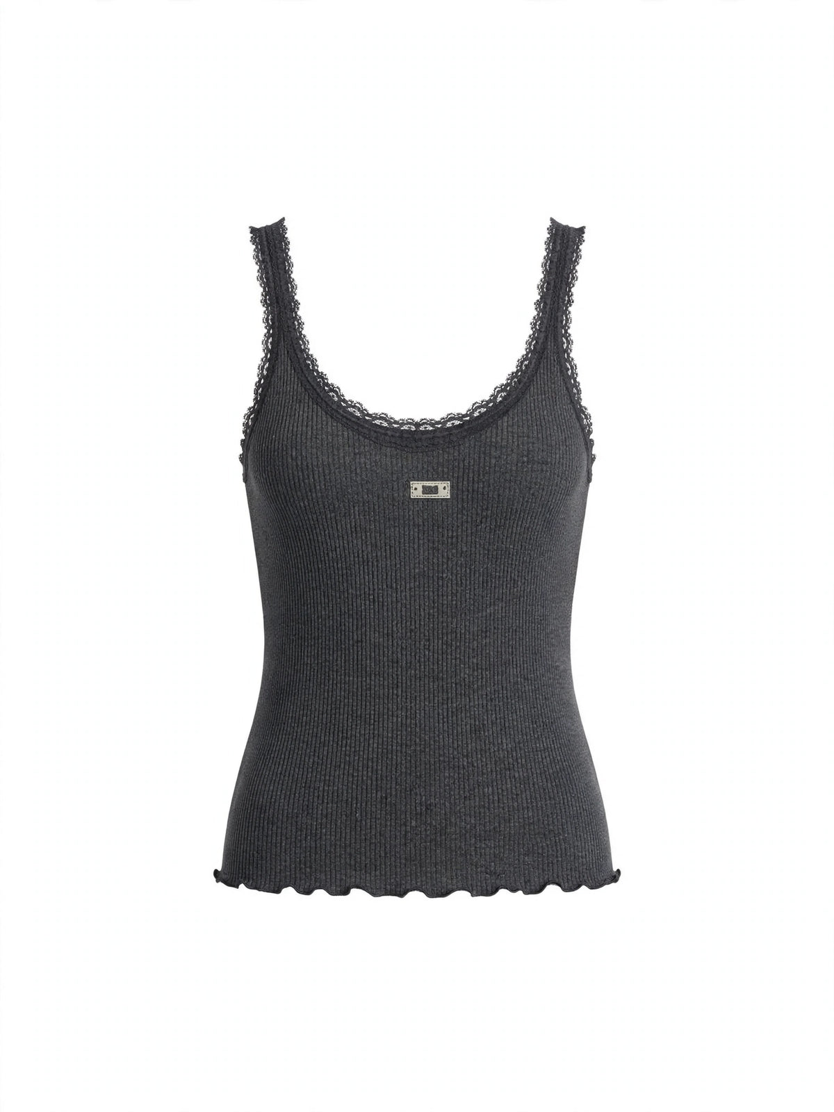 Mila Lace Trim Knit Tank