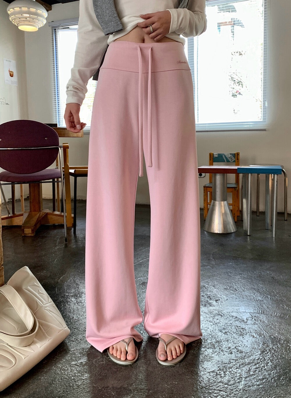 Soft Melt Wide-Leg Pants