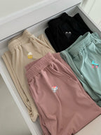Cloud Drape Wide Leg Lounge Pants - close-up