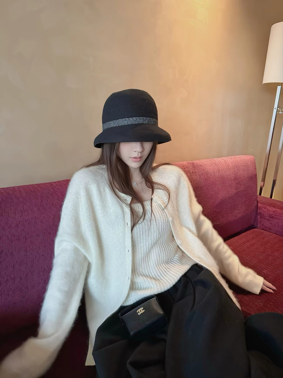 Essential Cashmere Wool Knit Cardigan