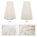 Cloud Veil Maxi Skirt