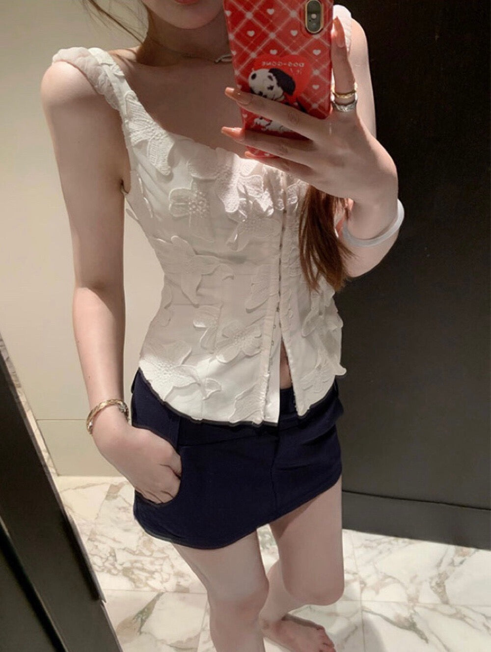 Floral Lace Corset Top