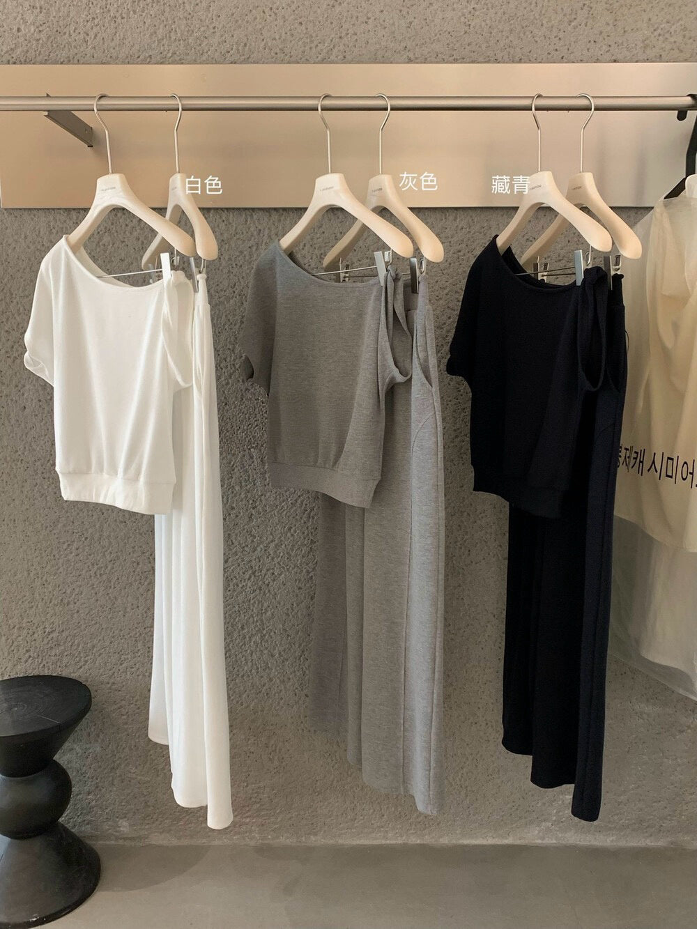 Soft Waffle Knit Off-Shoulder Top