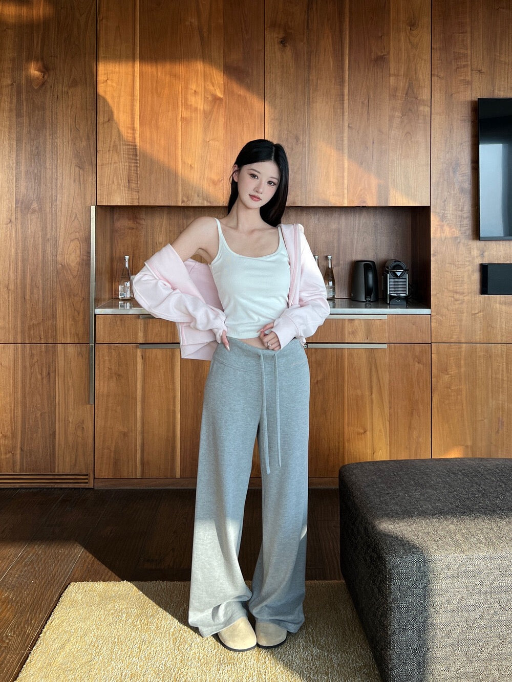 Soft Melt Wide-Leg Pants