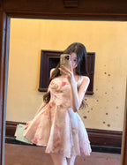 Petal Garden Mini Dress - styled view