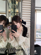 Romantic Lace Blouse - front view