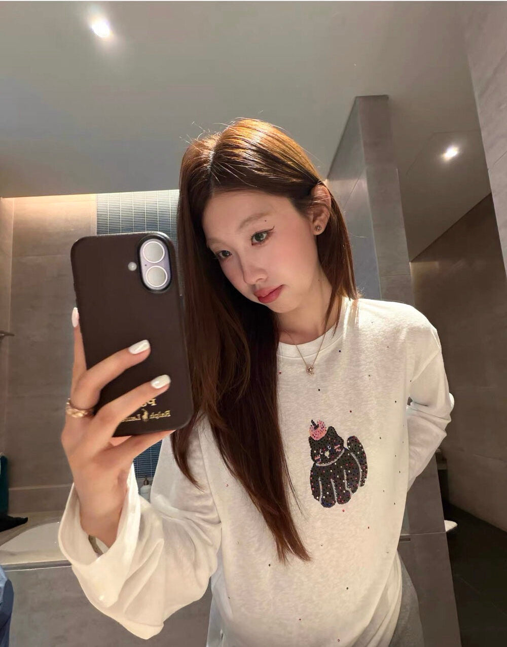 乐透小咪/Sparkle Kitty Long Sleeve Tee