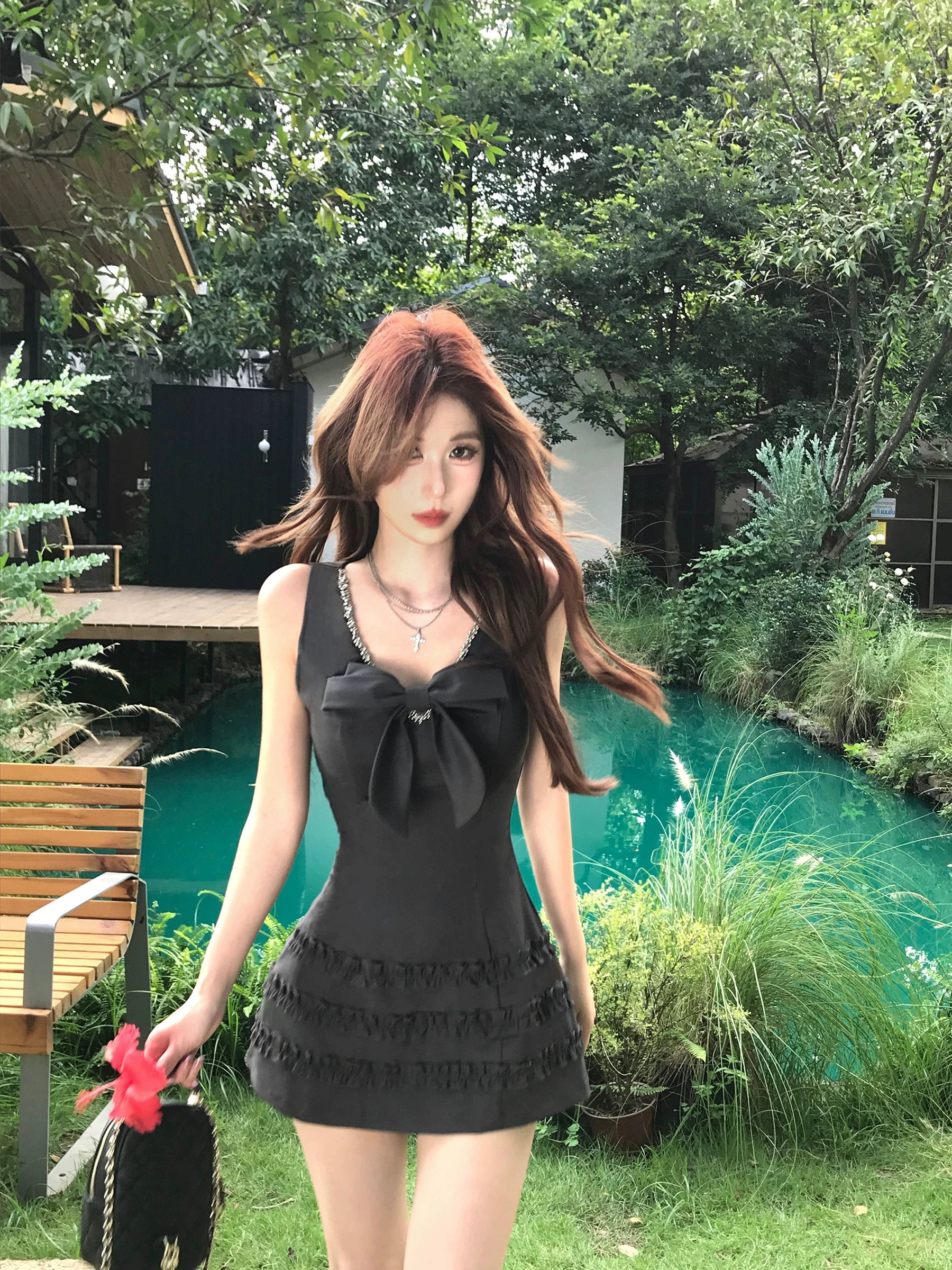 财阀千金/The Heiress Pearl Mini Dress