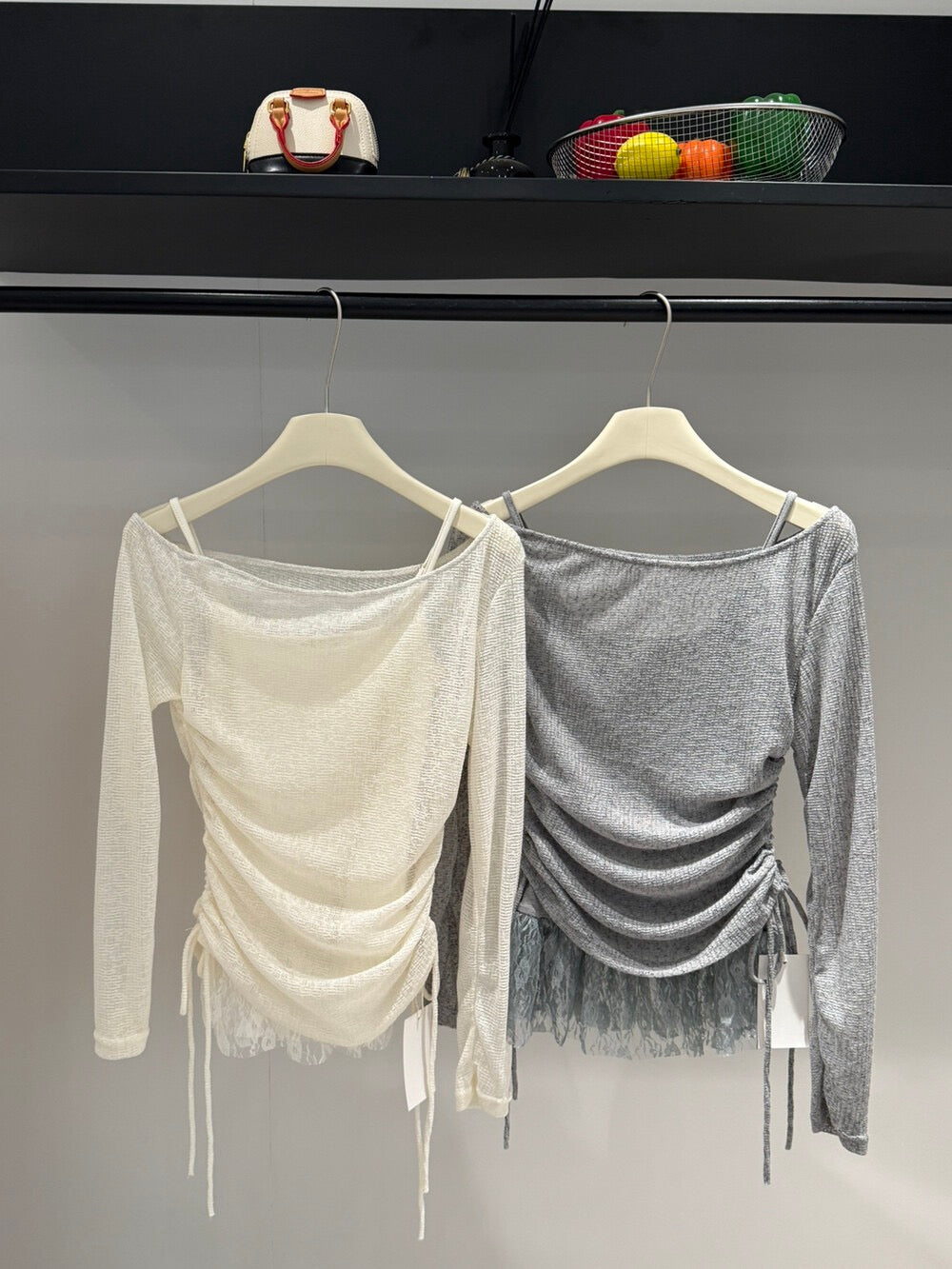 Soft Layered Lace Top (2-Piece Look)