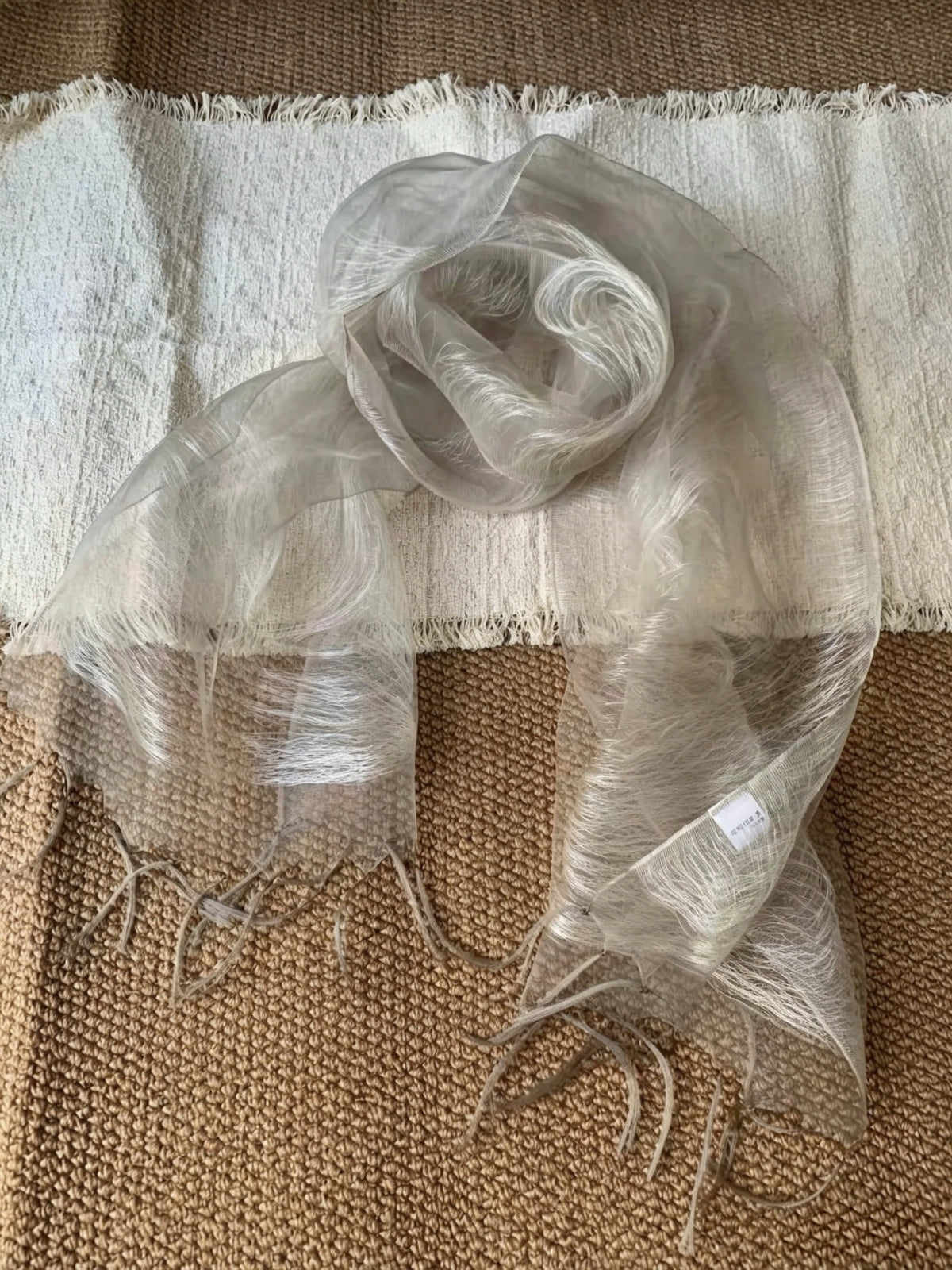 Moon Mist Sheer Scarf - front view