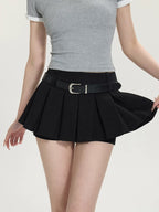 Sweet Rebel Pleated Skirt - back view