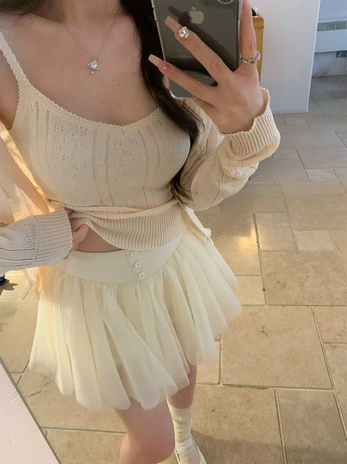 Balletcore Tulle Skirt - front view