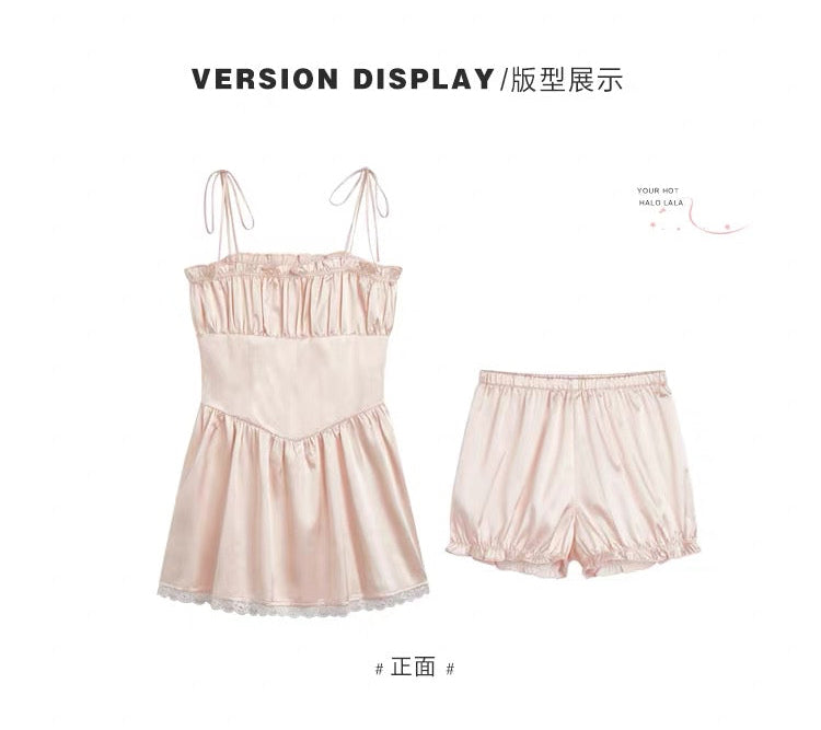Blush Ribbon Babydoll Dress